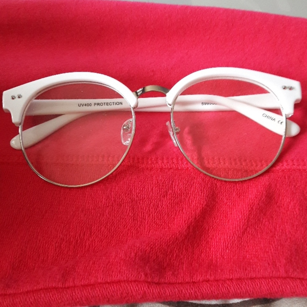 vintage specs white